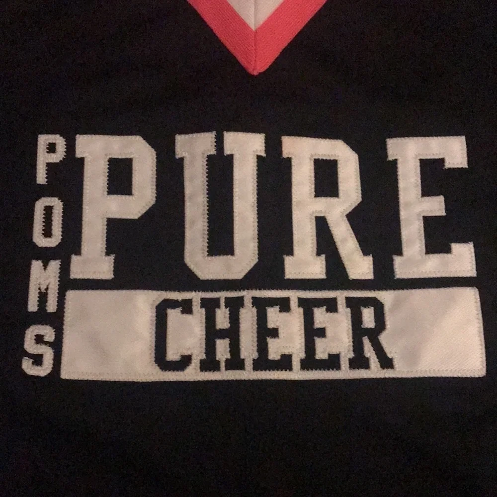 GTM Sportswear Black Cheerleader Top